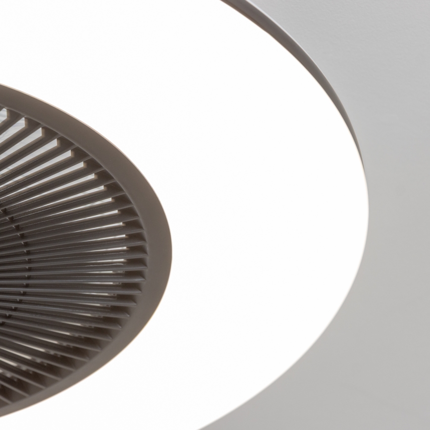 Brilagi - LED Димируема лампа с вентилатор AURA LED/38W/230V 3000-6000K черен + дистанционно управление