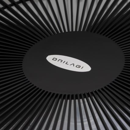 Brilagi - LED Димируема лампа с вентилатор AURA LED/38W/230V 3000-6000K черен + дистанционно управление