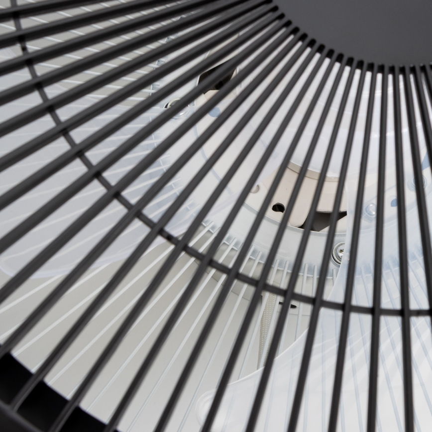 Brilagi - LED Димируема лампа с вентилатор AURA LED/38W/230V 3000-6000K черен + дистанционно управление