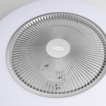 Brilagi - LED Димируема лампа с вентилатор AURA LED/38W/230V 3000-6000K сребрист + дистанционно управление