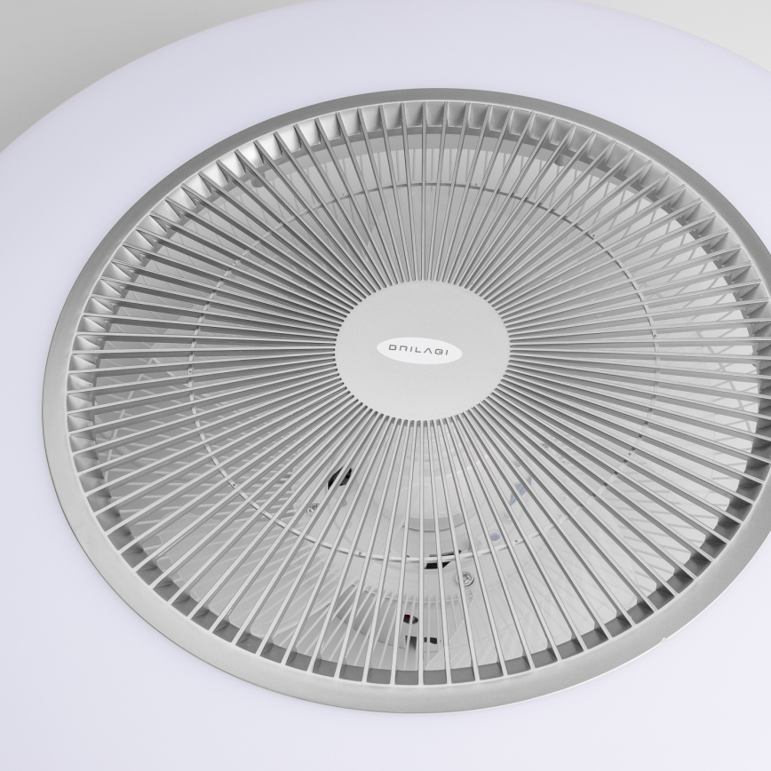 Brilagi - LED Димируема лампа с вентилатор AURA LED/38W/230V 3000-6000K сребрист + дистанционно управление