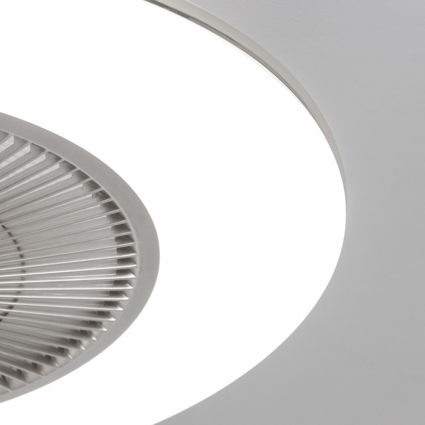 Brilagi - LED Димируема лампа с вентилатор AURA LED/38W/230V 3000-6000K сребрист + дистанционно управление