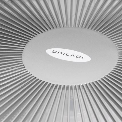 Brilagi - LED Димируема лампа с вентилатор AURA LED/38W/230V 3000-6000K сребрист + дистанционно управление