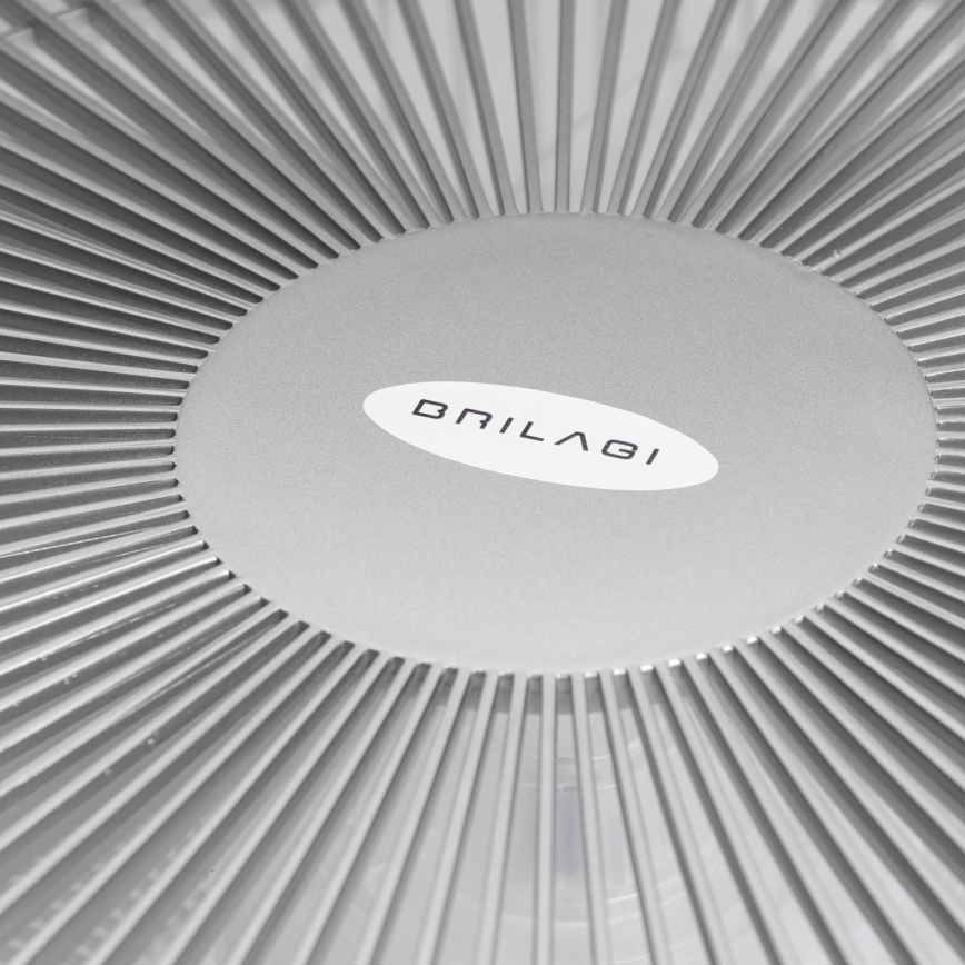 Brilagi - LED Димируема лампа с вентилатор AURA LED/38W/230V 3000-6000K сребрист + дистанционно управление