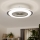 Brilagi - LED Димируема лампа с вентилатор RONDA LED/48W/230V 3000-6000K сребриста + дистанционно управление