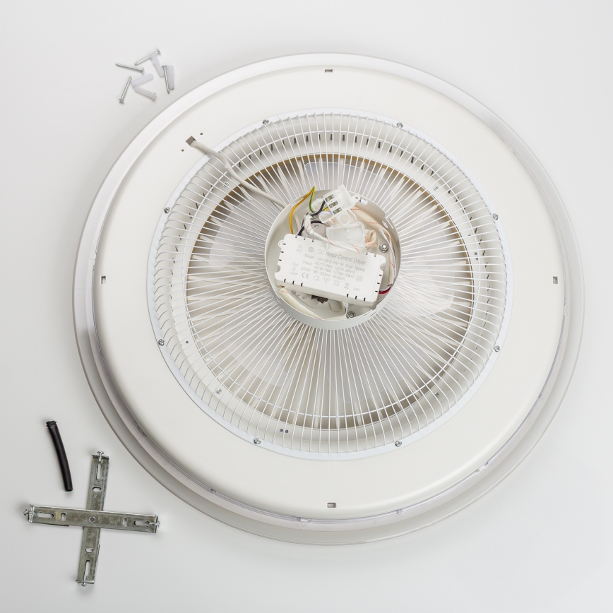 Brilagi - LED Димируема лампа с вентилатор RONDA LED/48W/230V 3000-6000K бял + дистанционно управление
