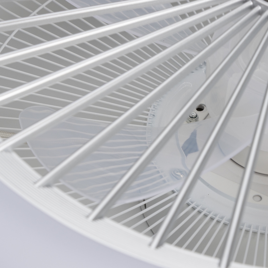Brilagi - LED Димируема лампа с вентилатор RONDA LED/48W/230V 3000-6000K сребриста + дистанционно управление