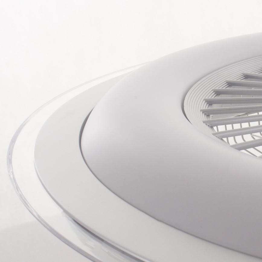 Brilagi - LED Димируема лампа с вентилатор RONDA LED/65W/230V 3000-6500K сребриста + дистанционно