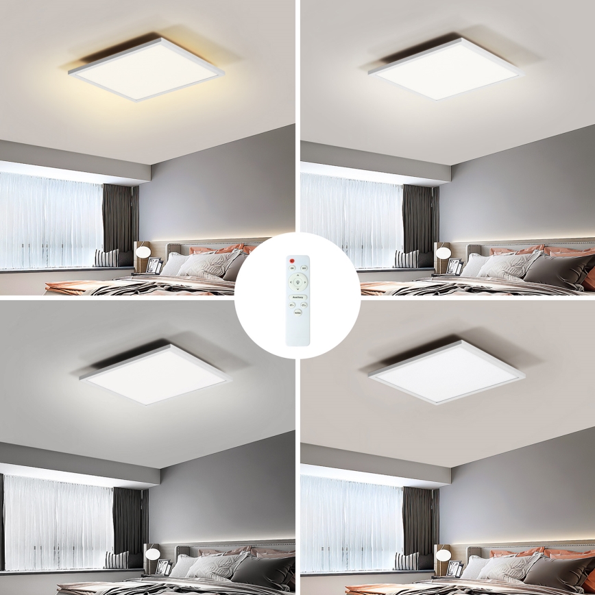 Brilagi - LED Димируем плафон SLIMFRAME LED/25W/230V 30x30 см 3000-6000K бял + дистанционно управление