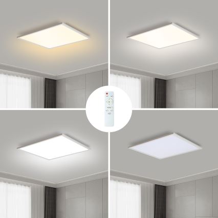 Brilagi - LED Димируем плафон SLIMFRAME LED/36W/230V 45x45 см 3000-6000K бял + дистанционно управление