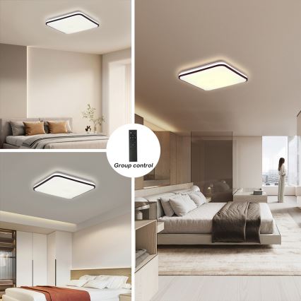 Brilagi - LED Димируем плафон SMART LED/28W/230V 3000-6000K 40x40 см Wi-Fi Tuya + дистанционно управление