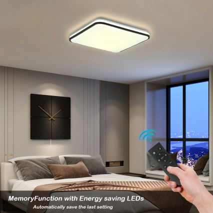 Brilagi - LED Димируем плафон SMART LED/28W/230V 3000-6000K 40x40 см Wi-Fi Tuya + дистанционно управление