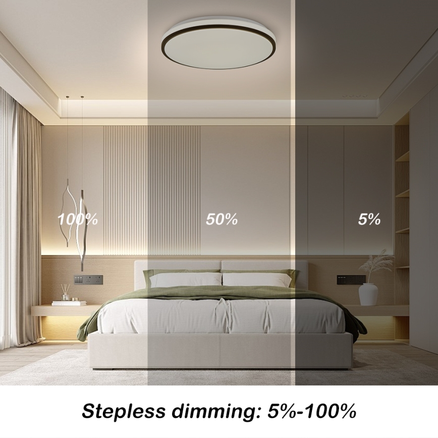 Brilagi - LED Димируем плафон SMART LED/28W/230V 3000-6000K Ø 35 см Wi-Fi Tuya + дистанционно управление