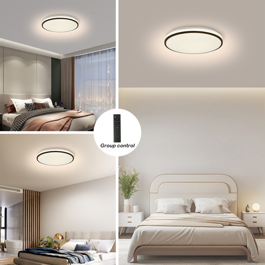 Brilagi - LED Димируем плафон SMART LED/28W/230V 3000-6000K Ø 35 см Wi-Fi Tuya + дистанционно управление