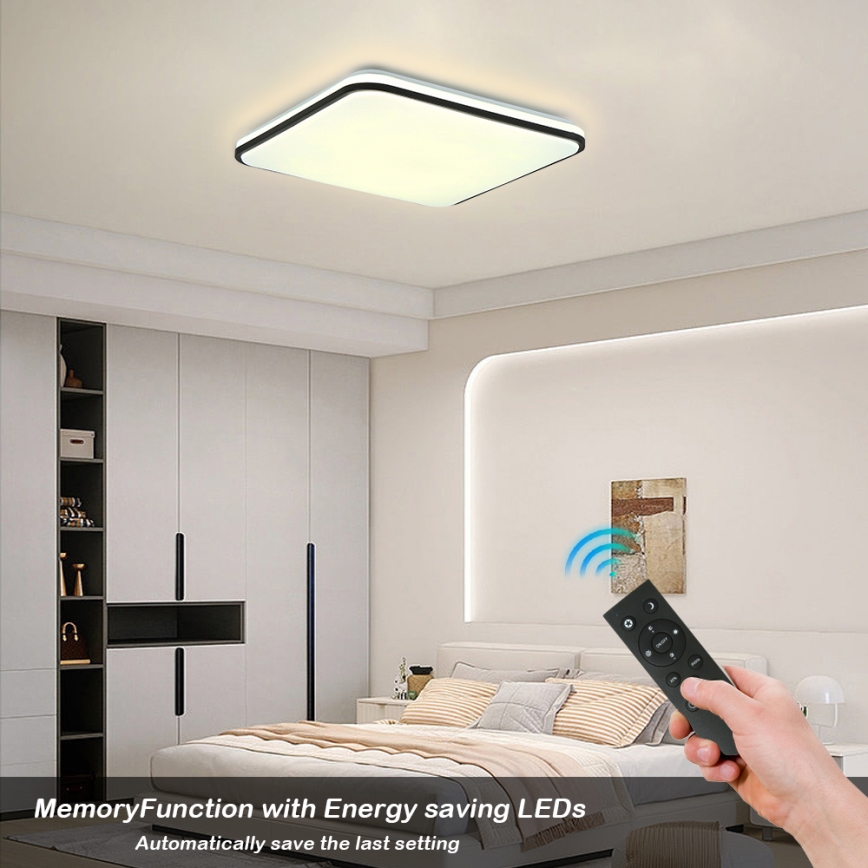 Brilagi - LED Димируем плафон SMART LED/36W/230V 3000-6000K 45x45 см Wi-Fi Tuya + дистанционно управление