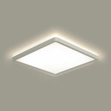 Brilagi - LED Димируема лампа със сензор за движение и здрач ULTRA SLIM LED/18W/230V 30x30 см + дистанционно управление