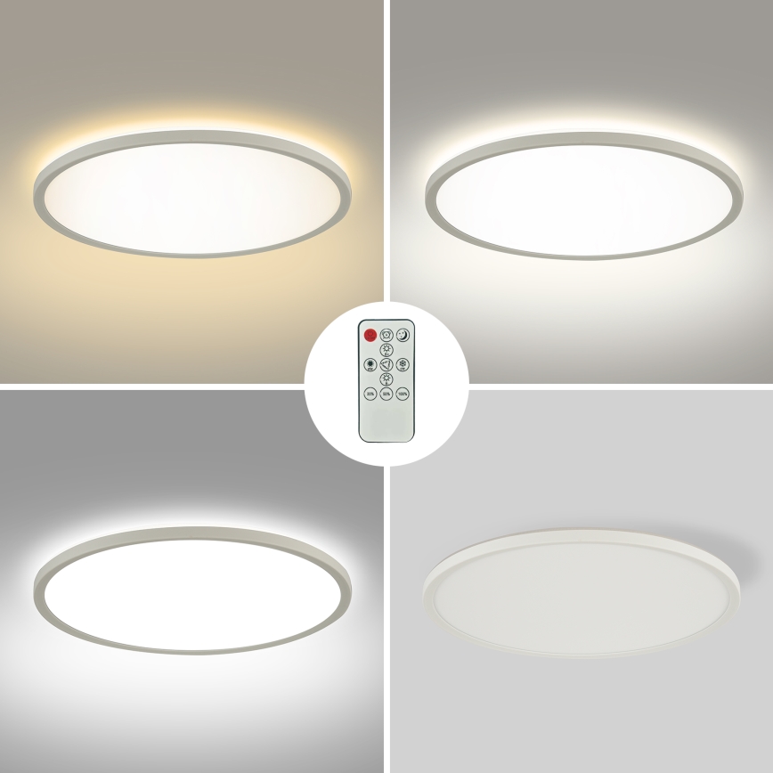 Brilagi - LED Димируем плафон ULTRA SLIM LED/24W/230V 2700-6500K Ø 42 см бял + дистанционно управление