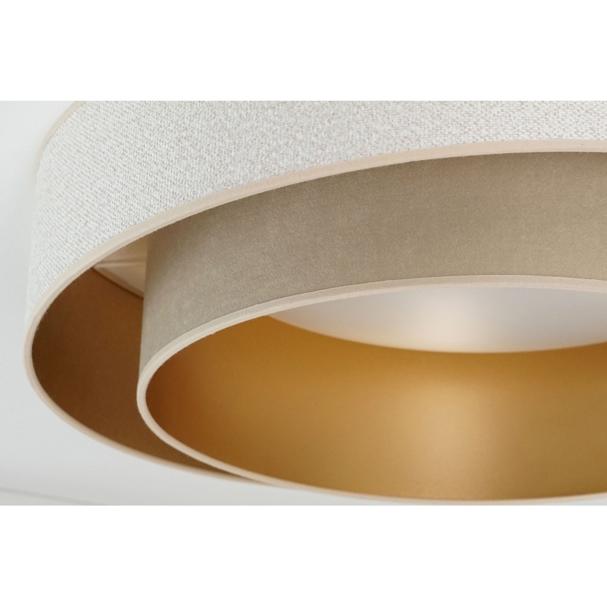 Brilagi - LED Димируем плафон VEGAS SHINE LED/24W/230V Ø 60 см 3000/4000/6500K кремав/бежов + дистанционно управление