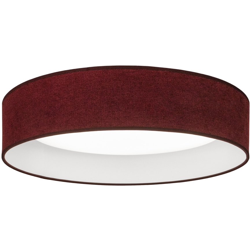 Brilagi - LED димируем таванен плафон VELVET SMART VARI LED/24W/230V 3000-6500K Ø 45 см бордо + дистанционно управление