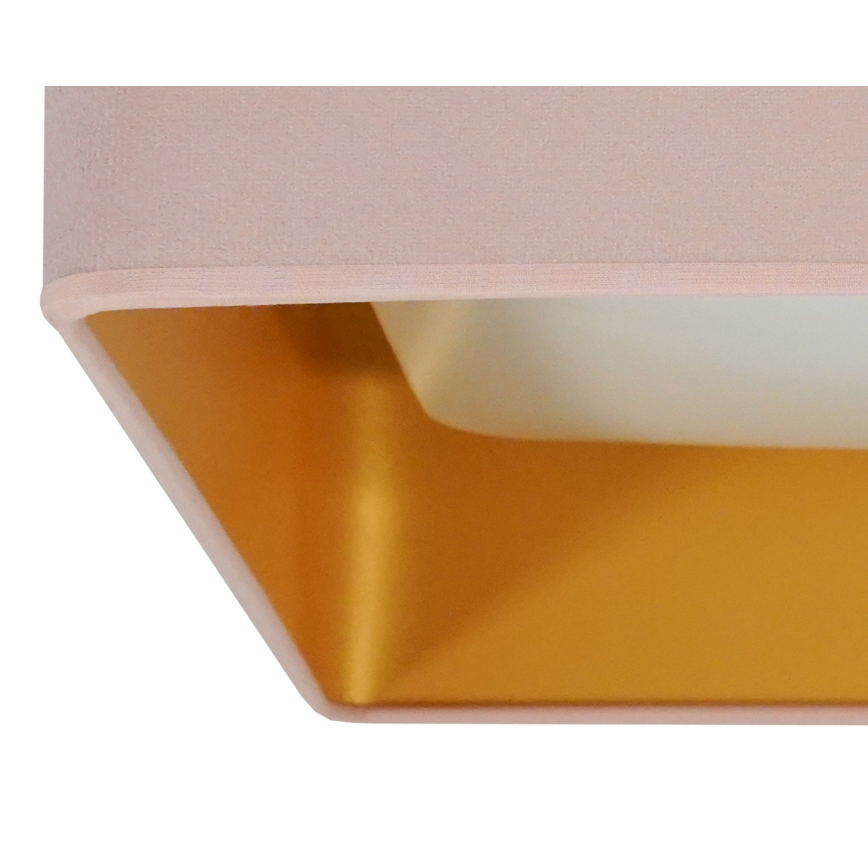 Brilagi - LED Димируем плафон VELVET SQUARE LED/24W/230V 3000/4000/6500K + дистанционно управление розов