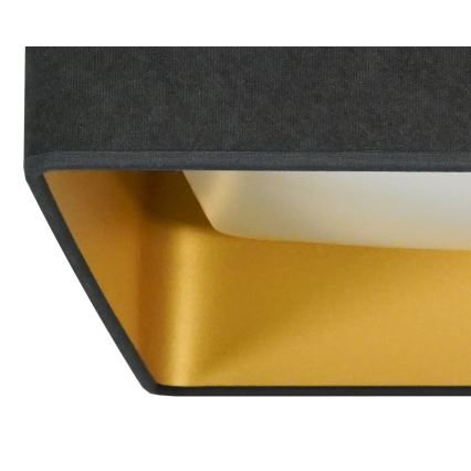 Brilagi - LED Димируем плафон VELVET SQUARE LED/24W/230V 3000/4000/6500K + дистанционно управление сив