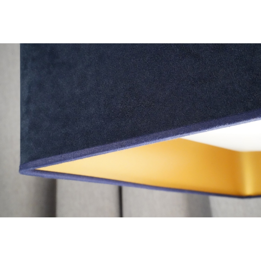 Brilagi - LED Димируем плафон VELVET SQUARE LED/24W/230V 3000/4000/6500K + дистанционно управление тъмносин