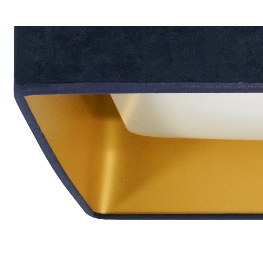 Brilagi - LED Димируем плафон VELVET SQUARE LED/24W/230V 3000/4000/6500K + дистанционно управление тъмносин