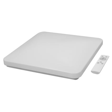 Brilagi - LED Димируем плафон VELVET SQUARE SMART LED/36W/230V 2700-6500K Wi-Fi Tuya + дистанционно управление сив