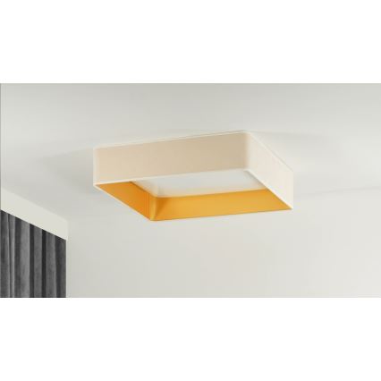 Brilagi - LED Димируем плафон VELVET SQUARE SMART LED/36W/230V 2700-6500K Wi-Fi Tuya + дистанционно управление кремав