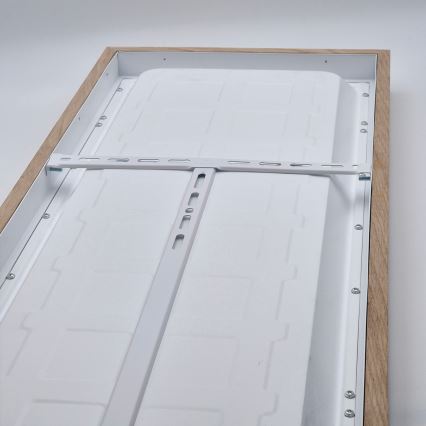 Brilagi - LED Димируем плафон за баня WOODY FRAME LED/50W/230V дъб 120x30 см 3000-6000K IP44 + дистанционно управление