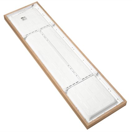Brilagi - LED Димируем плафон за баня WOODY FRAME LED/50W/230V дъб 120x30 см 3000-6000K IP44 + дистанционно управление