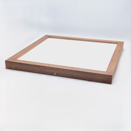 Brilagi - LED Димируем плафон за баня WOODY FRAME LED/50W/230V дъб череша 60x60 см 3000-6000K IP44 + дистанционно управление