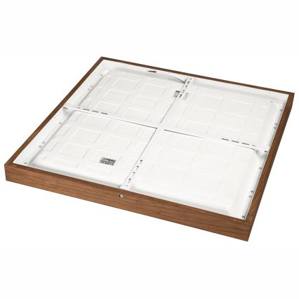 Brilagi - LED Димируем плафон за баня WOODY FRAME LED/50W/230V дъб череша 60x60 см 3000-6000K IP44 + дистанционно управление