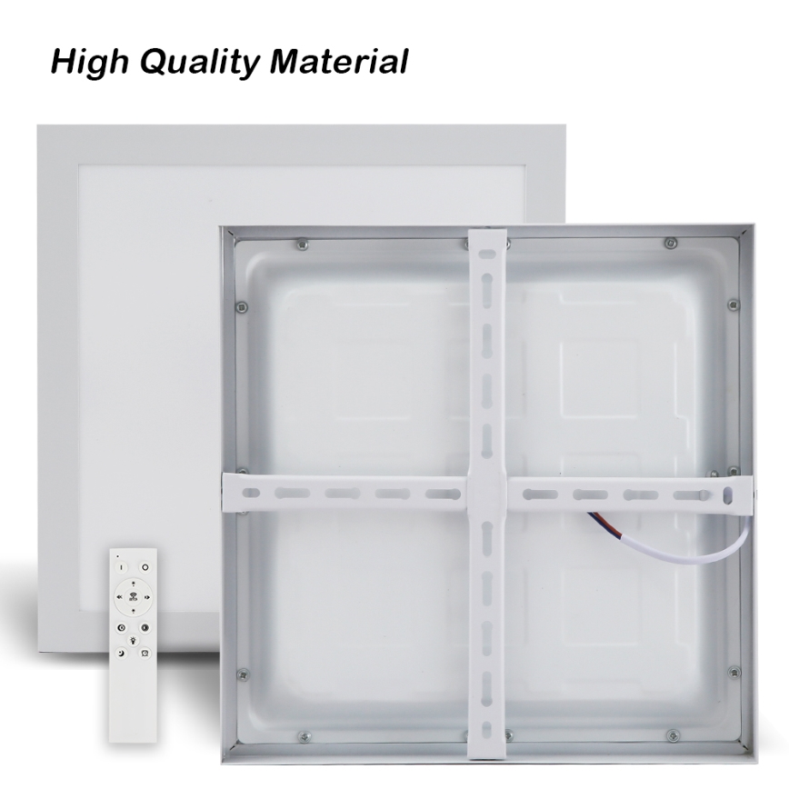 Brilagi - Димируема таванна лампа за баня FRAME SMART LED/24W/230V 30x30 см 3000-6000K IP44 бяла + дистанционно управление
