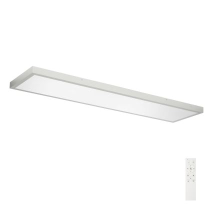 Brilagi - LED Димируем плафон за баня FRAME SMART LED/50W/230V 120x30 cm 3000-6000K IP44 сребрист + дистанционно управление