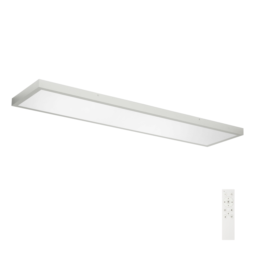 Brilagi - LED Димируем плафон за баня FRAME SMART LED/50W/230V 120x30 cm 3000-6000K IP44 сребрист + дистанционно управление