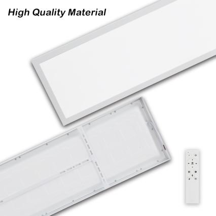 Brilagi - LED Димируем плафон за баня FRAME SMART LED/50W/230V 30x120 см 3000-6000K IP44 бял + дистанционно управление