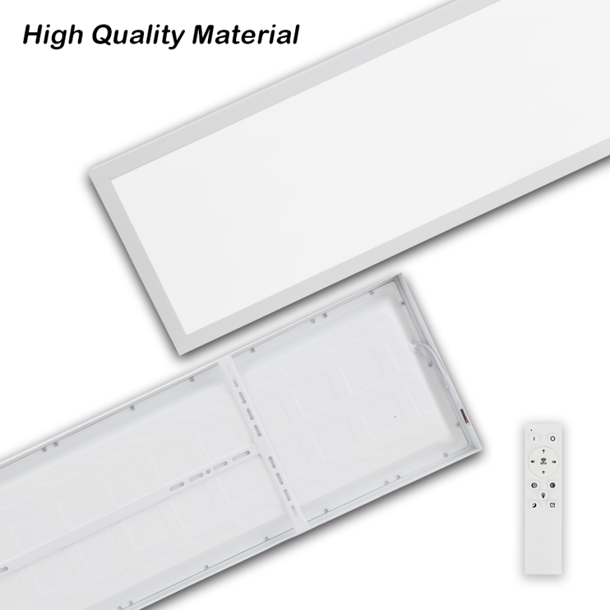 Brilagi - LED Димируем плафон за баня FRAME SMART LED/50W/230V 30x120 см 3000-6000K IP44 бял + дистанционно управление