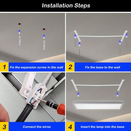 Brilagi - LED Димируем плафон за баня FRAME SMART LED/50W/230V 30x120 см 3000-6000K IP44 бял + дистанционно управление