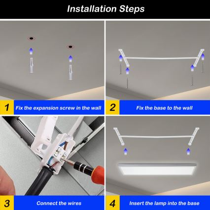 Brilagi - LED Димируем плафон за баня FRAME SMART LED/50W/230V 3000-6000K IP44 бял + дистанционно управление