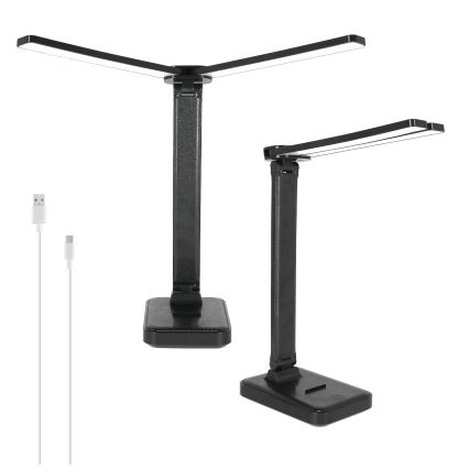 Brilagi - LED димируема настолна лампа MODO DUO LED/8W/5V 3000/4000/6500K черна