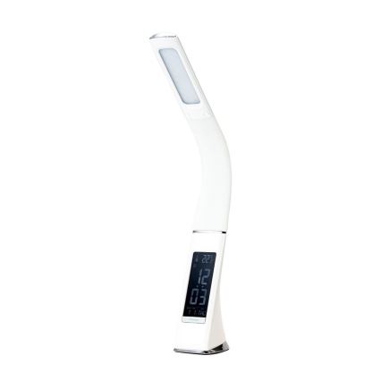 Brilagi - LED Димируема настолна лампа с дисплей PELLE LED/7W/230V бял