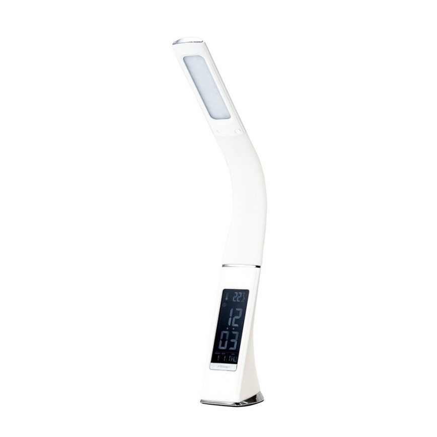 Brilagi - LED Димируема настолна лампа с дисплей PELLE LED/7W/230V бял