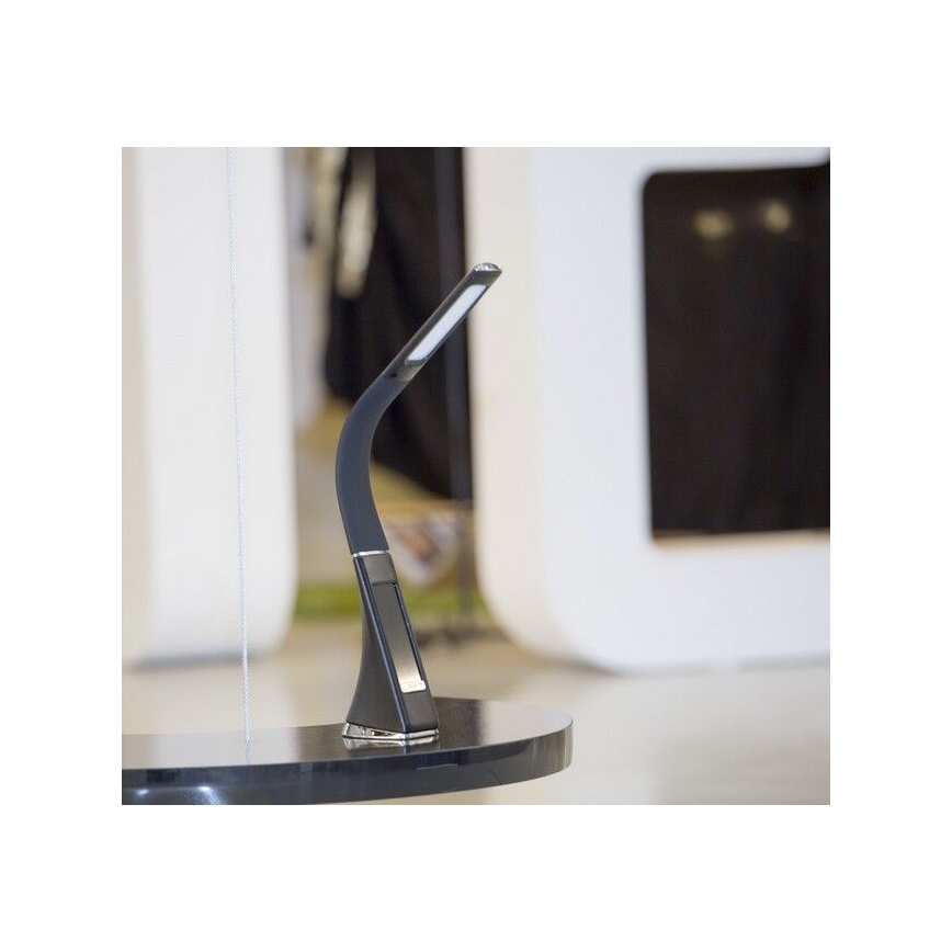 Brilagi - LED Димируема настолна лампа с дисплей PELLE LED/7W/230V черен