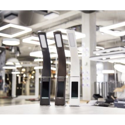 Brilagi - LED Димируема настолна лампа с дисплей PELLE LED/7W/230V черен