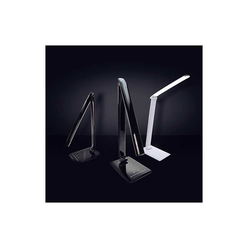 Brilagi - LED Димируема настолна лампа USB конектор LED/12W/230V черна