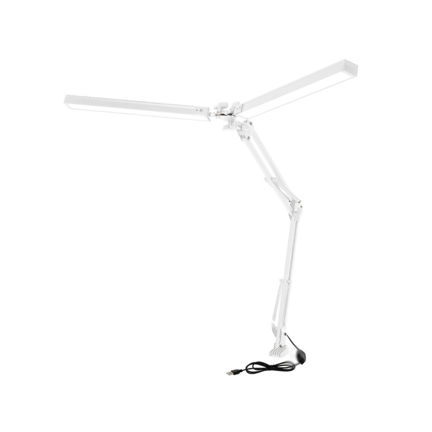 Brilagi - LED Димируем гъвкав настолна лампа VARIO 2xLED/14W/230V 3000-6000K бял