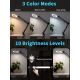Brilagi - LED Димируема настолна лампа с лупа LENS LED/12W/5V 3000/4200/6000K черен
