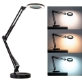 Brilagi - LED Димируема настолна лампа с лупа LENS LED/12W/5V 3000/4200/6000K черен