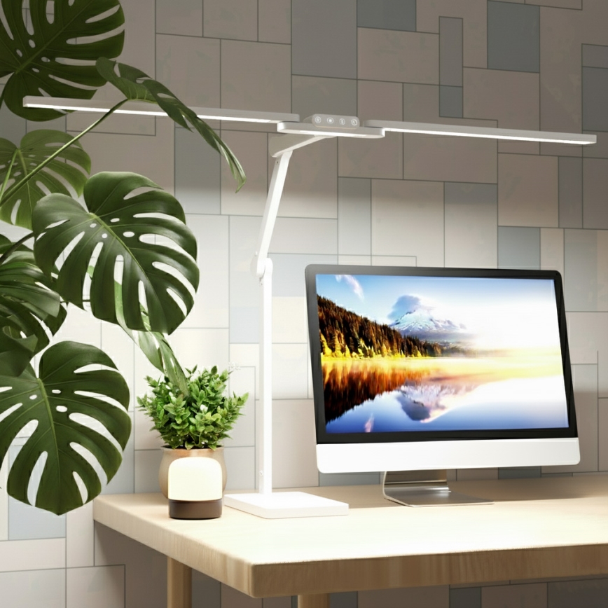 Brilagi - LED димируема сенсорна настолна лампа VARIO LED/24W/230V 3000-6500K CRI 92 бяла